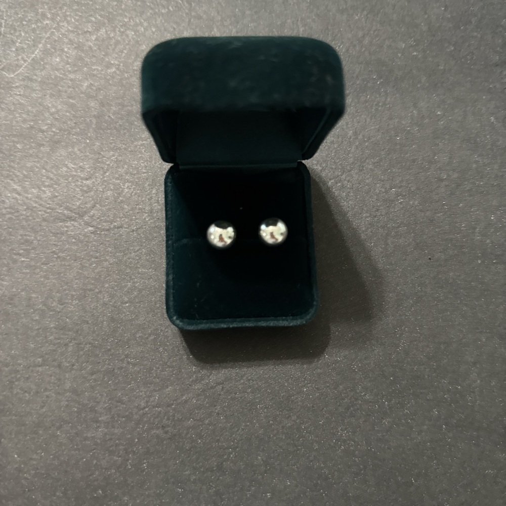 Elegant Silver Stud Earrings